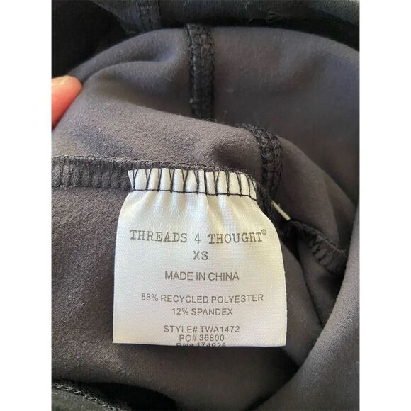 Threads 4 Thought NWOT Black Camo Leggings Size XS High-Rise Eco-Friendly​ - Picture 3 of 12